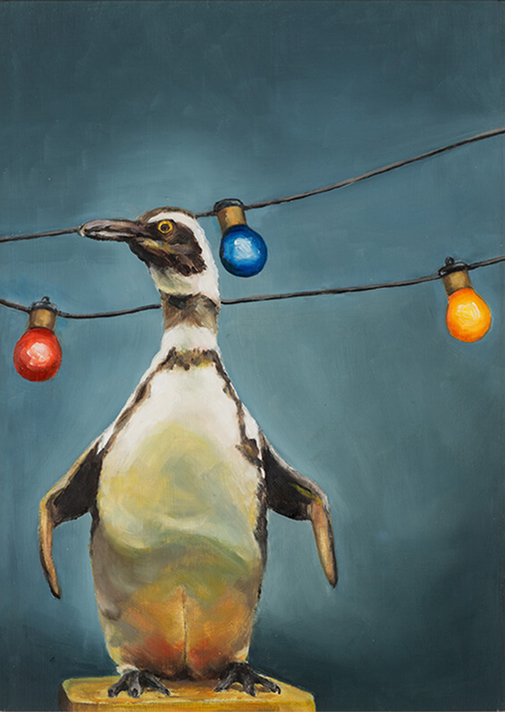 penguins drawing